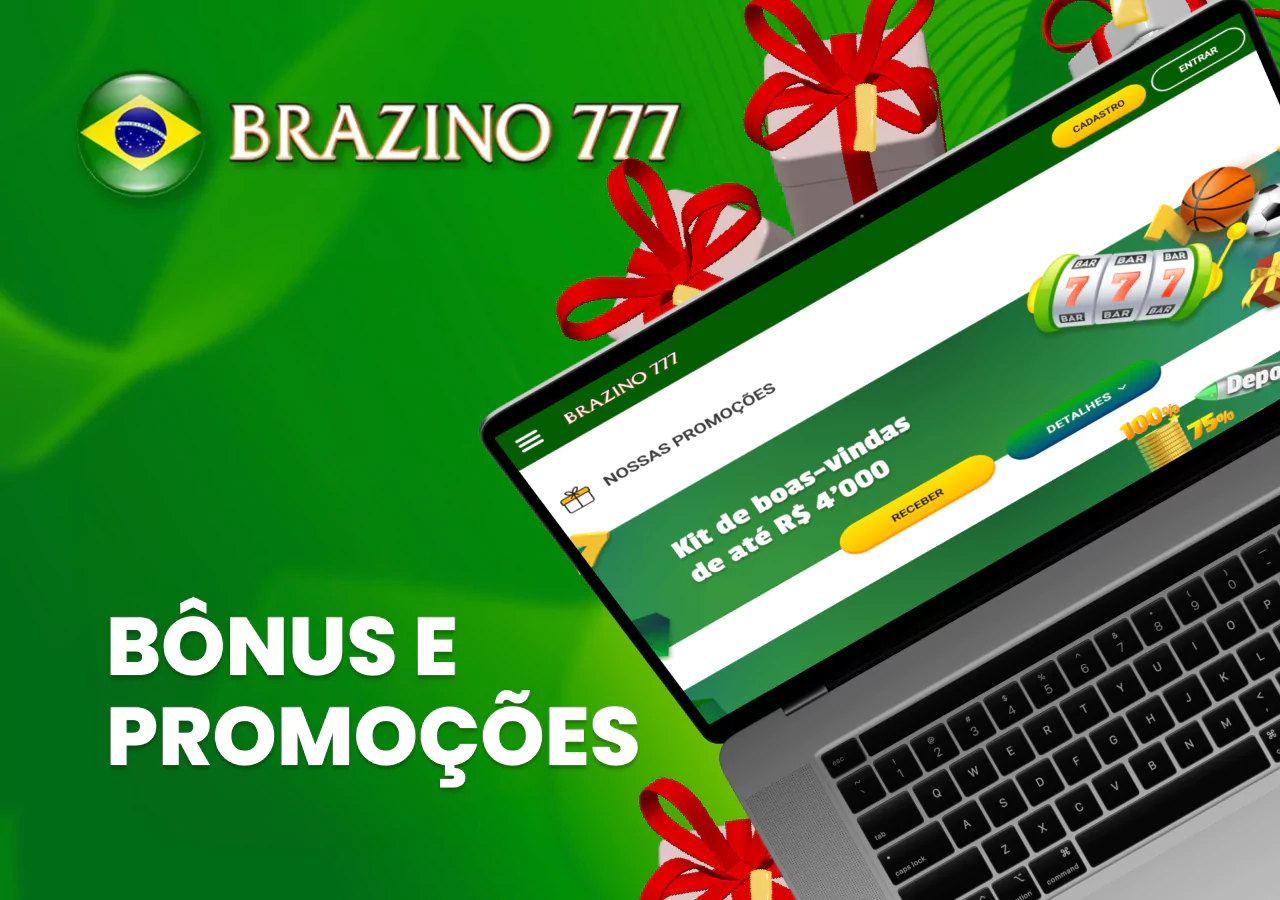 Ofertas de bônus para usuários no Brasil